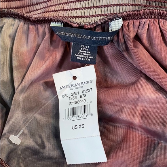 American Eagle Off The Shoulder Velvet Blouse NWT - Picture 4 of 5